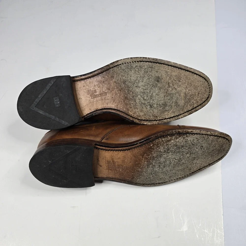 Allen Edmonds‎ Clifton Leather 9 D Brown Cap Toe Oxford Dress Shoes